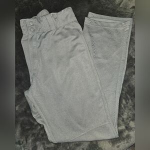 Men's Wilson Gray Baseball Straight Leg Pants. Size Large, Used Condition.